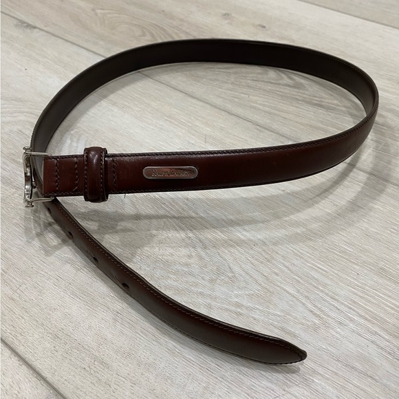 Vintage Ralph Lauren Italian Leather Equestrian Belt | Medium - Picture 4 of 10